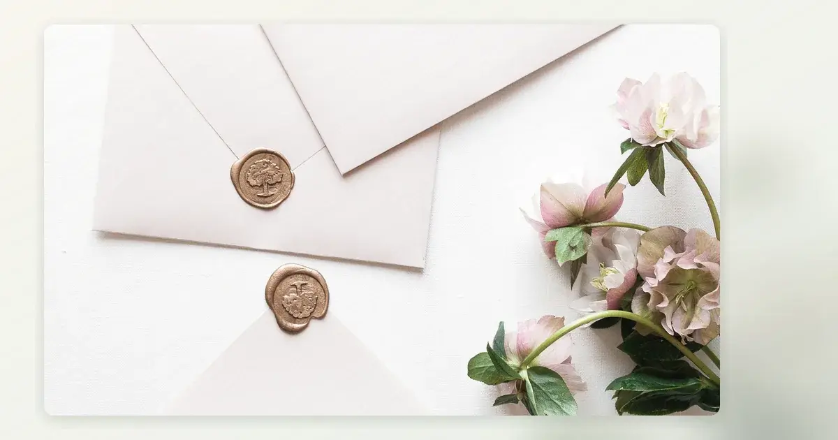 Editorial photograph for Floral Wedding Invitation Templates: A Considered Style Guide