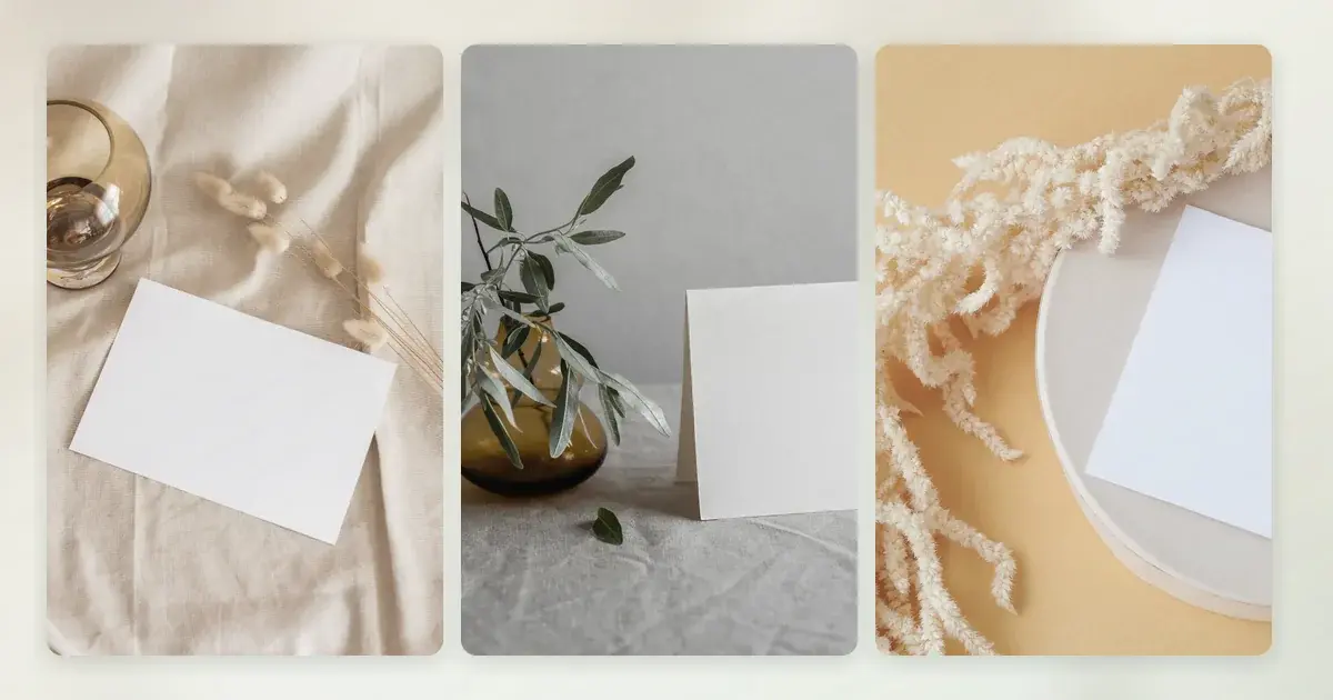 Editorial photograph for Choosing a Wedding Invitation Template That Feels Like You